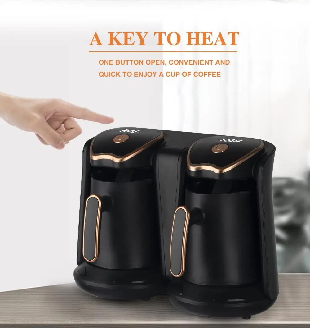 RAF Electric Maker Double Cup Turkish Coffee Machine R109  0.5L