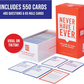 Never Have I Ever | Hilarious Family Card Game with Fun Questions & Crazy Stories Great for Game Nights & Parties