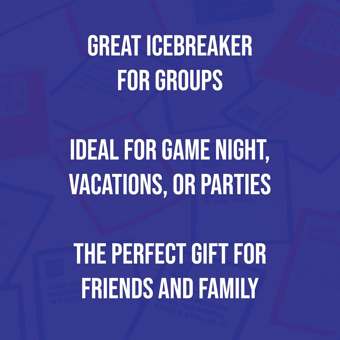 Never Have I Ever | Hilarious Family Card Game with Fun Questions & Crazy Stories Great for Game Nights & Parties
