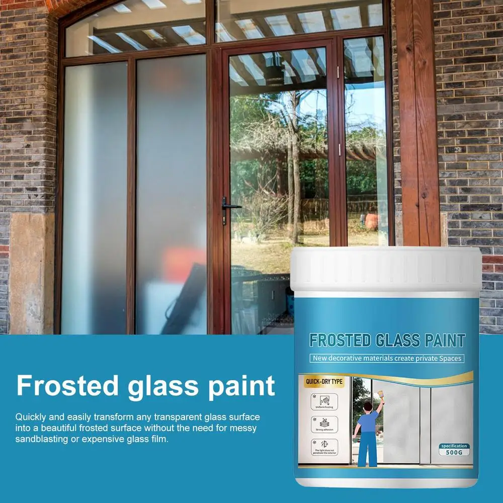 Glass Window Privacy Paint  | Portable Frost Spray Paint 300G