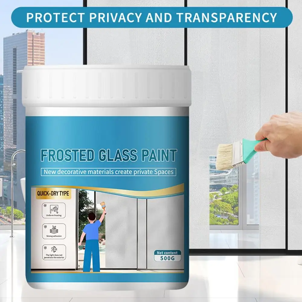 Glass Window Privacy Paint  | Portable Frost Spray Paint 300G