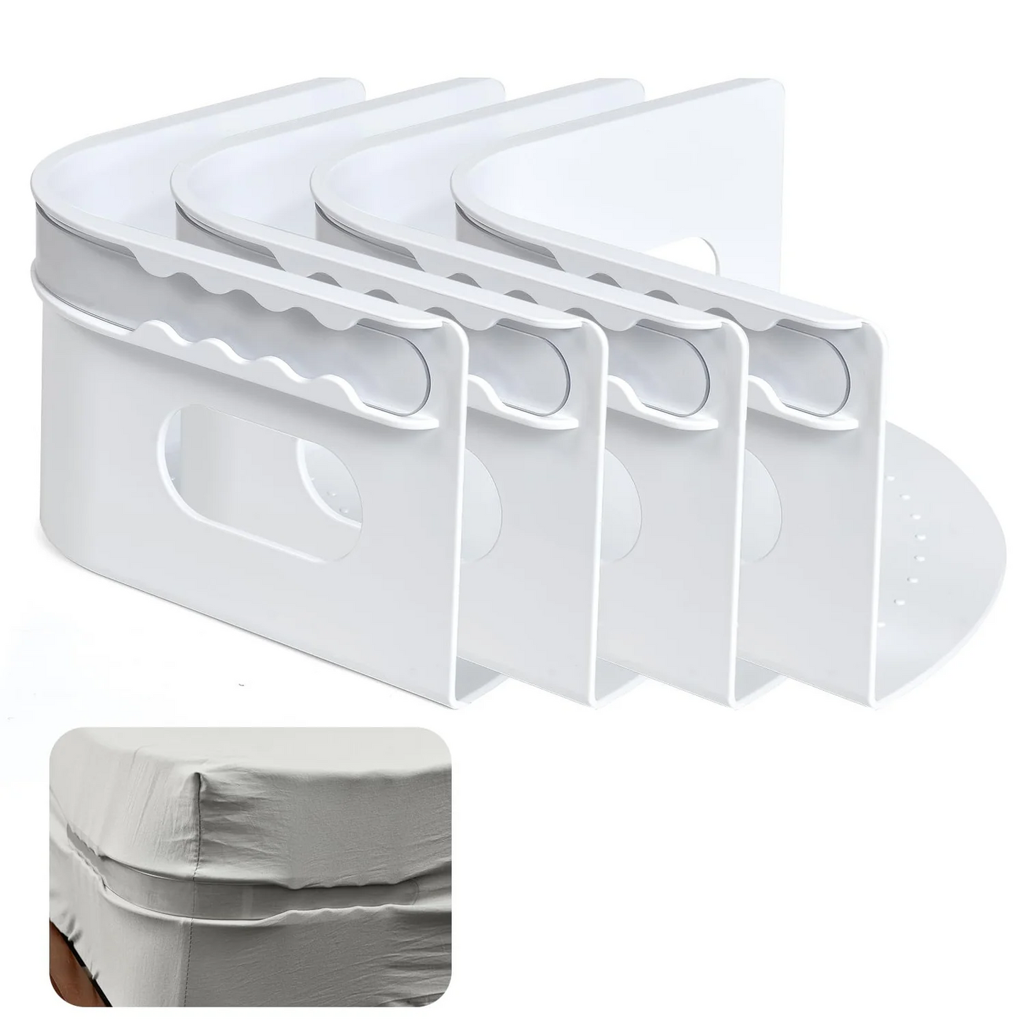 Bed sheet holders - Pack of 4