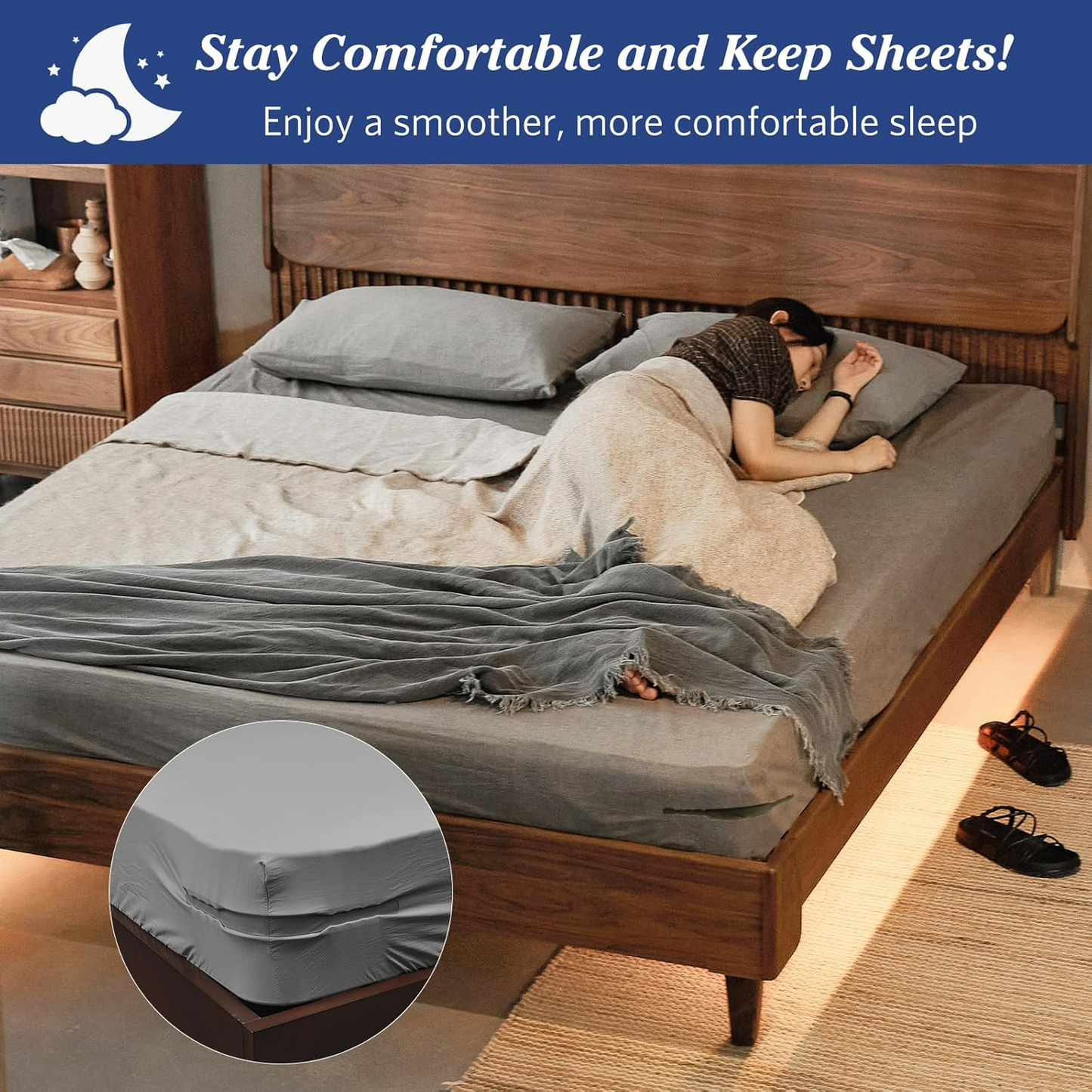 Bed sheet holders - Pack of 4