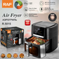 RAF 8L Air Fryer Electric Oil-Free  with Touch Control