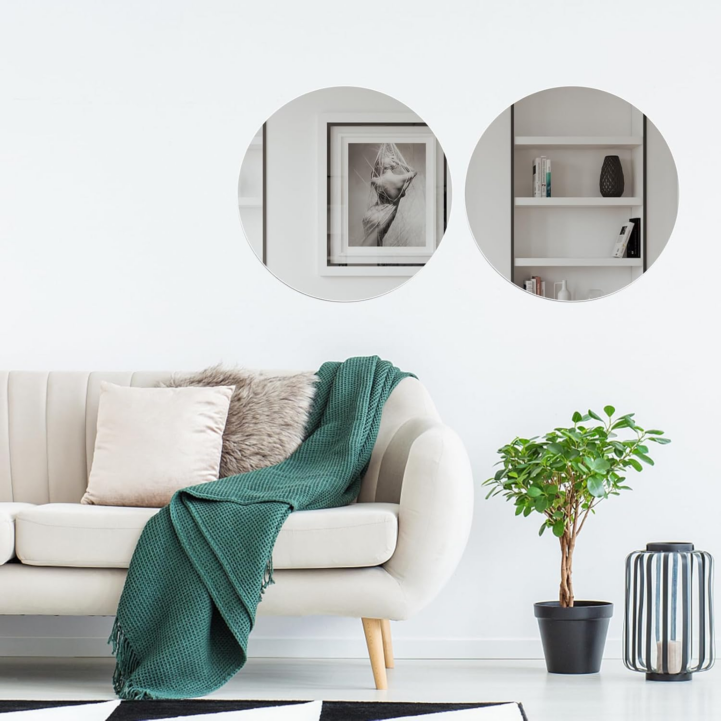 Acrylic Mirrors Self Adhesive Non Glass Mirror 30*40 cm