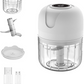 Mini Electric Garlic Chopper – USB Charging, Sharp Stainless Steel Blades