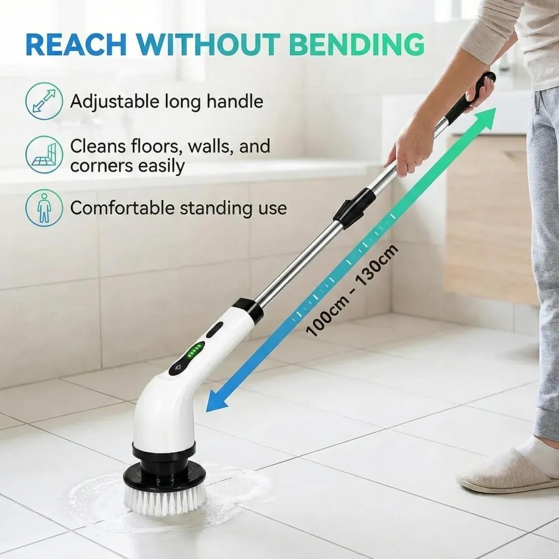 🧼 9 In 1 Cordless Cleaning Brush Electric Spin Scrubber ✨