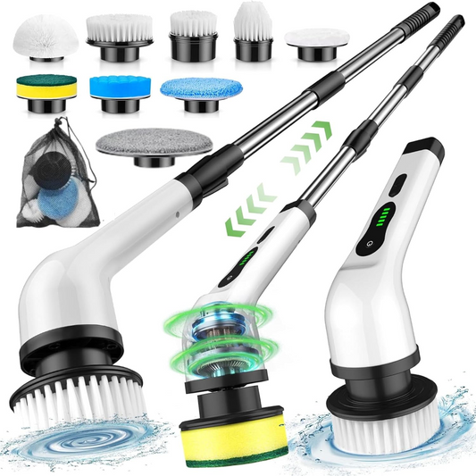 🧼 9 In 1 Cordless Cleaning Brush Electric Spin Scrubber ✨