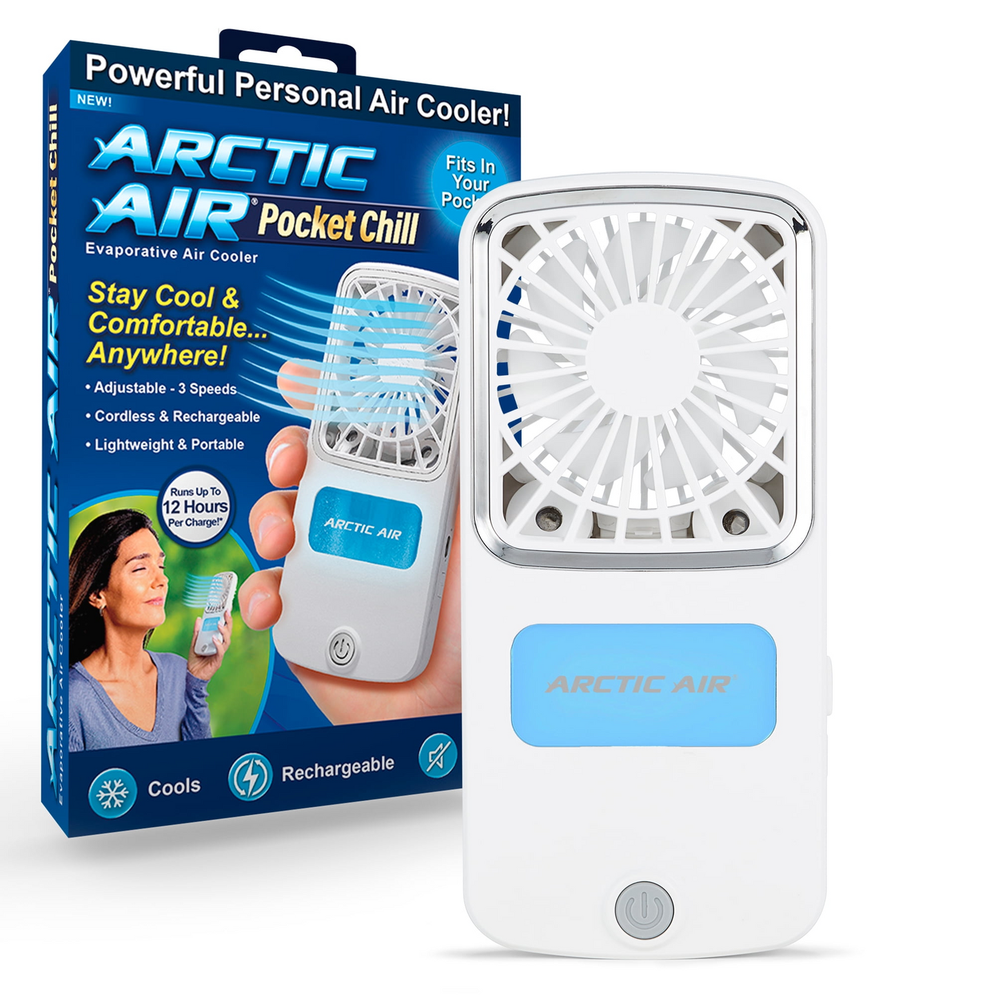 Arctic Air Pocket 3 Level Small Portable Air Cooler Fan