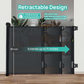 Retractable Gates For babies / Dog Gate with Support Rods 140x78cm