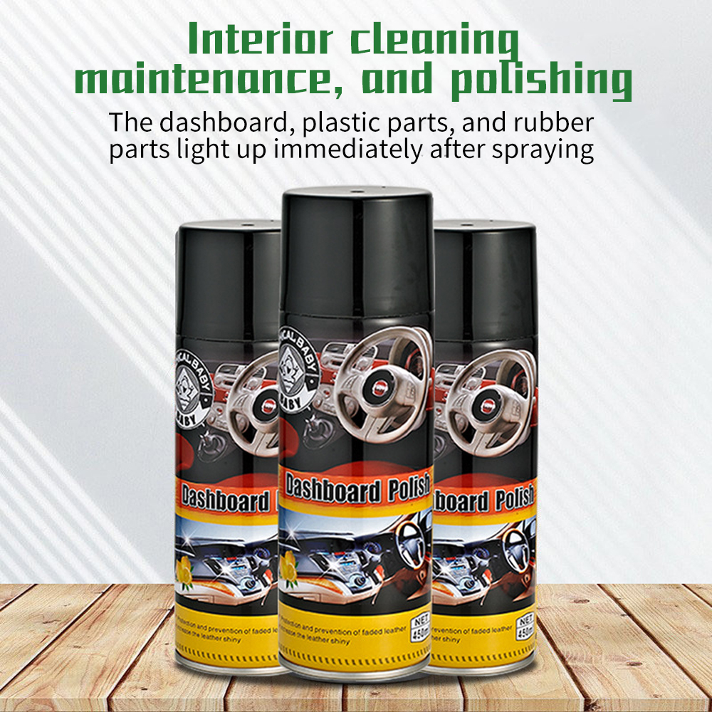 Dashboard Polish Wax Spray 450ml Glossy & Shiny