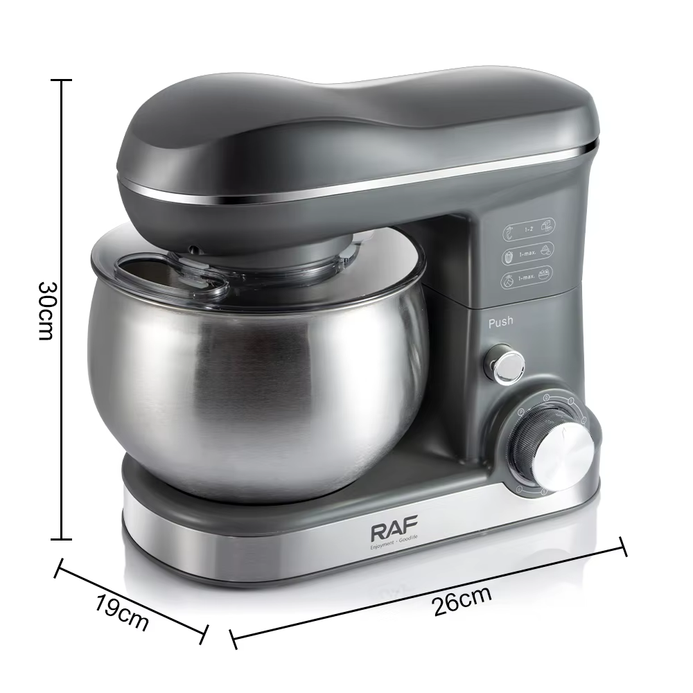 RAF 3 in 1 Stand Mixer 1800w 5L Cake Bread Dough Mixer R6617