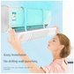 Air Conditioner Deflector, Adjustable Split Air Conditioner Air Flow Guide