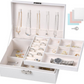 Jewellery Storage Box Lockable with Key, Jewellery Organiser