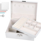 Jewellery Storage Box Lockable with Key, Jewellery Organiser
