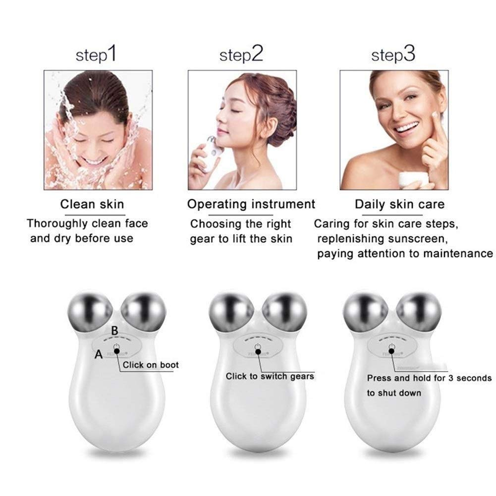 Mini Facial Toning Device – Microcurrent Wrinkle Reducer & Skin Lifting Tool