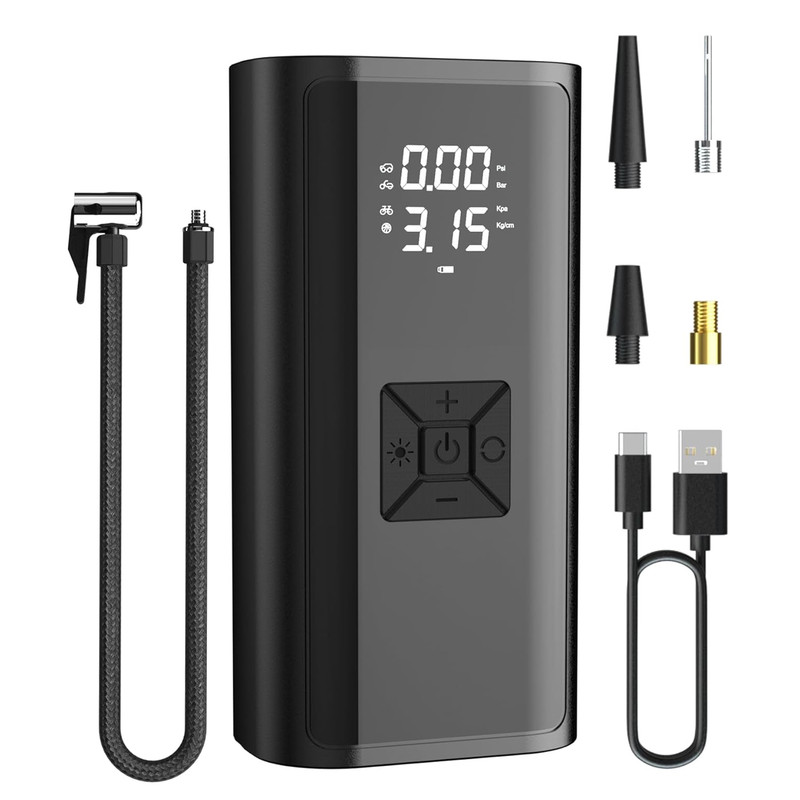 Portable multifunctional air compressor with Light Led