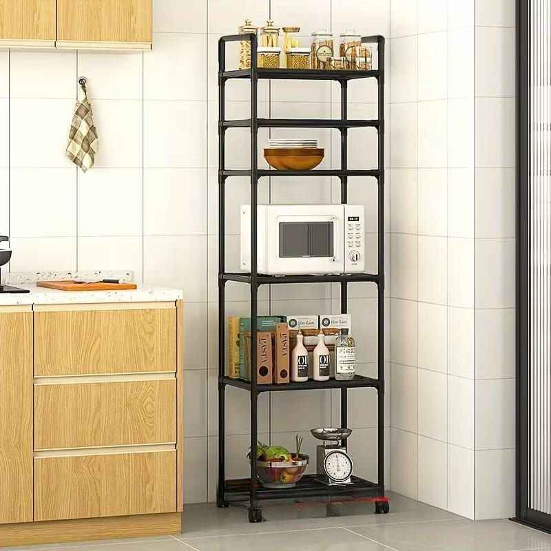 Kitchen Organiser Rolling Trolley Organizer Cart Portable Storage Rack AS-67