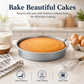 Round Cake Pan Metal Nonstick - Fast Release Baking Pan