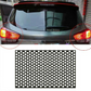 Universal Car Rear Tail Light Lamp Stickers Honeycomb
