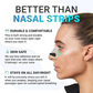 Magnetic Nasal Strips Snoring Relief Kit with Nose Clip - Breathing enhancer
