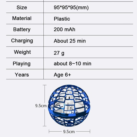 Flying Ball Toys 360 Rotating Mini Ufo