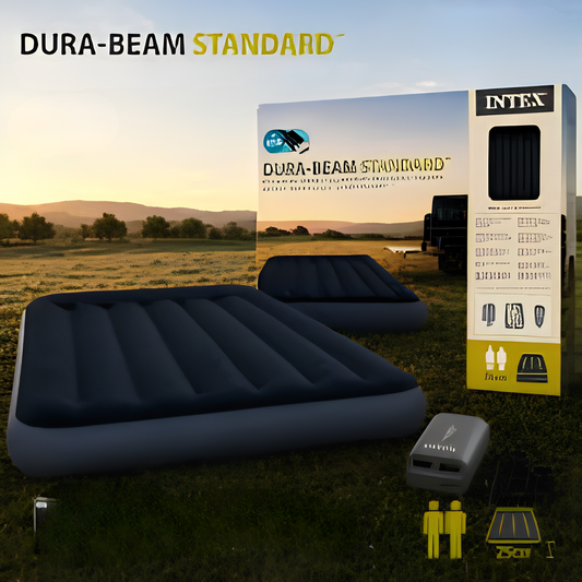 Intex Air Bed Mattress Dura-Beam Plus Pillow Rest