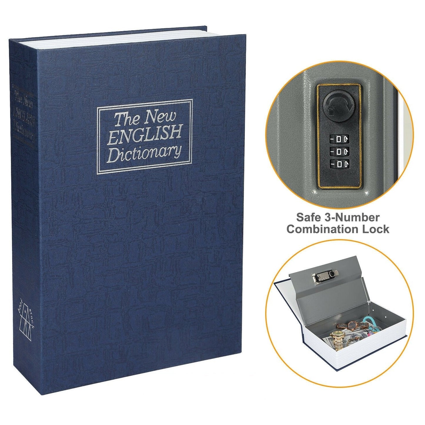 Dictionary Book Hidden Money Box (L18 x W11.5 x H5.5)cm