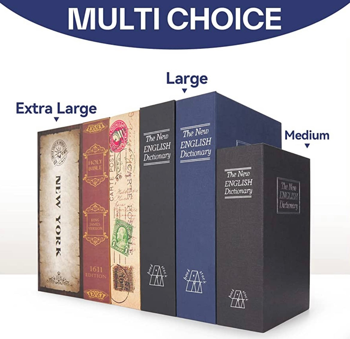 Dictionary Book Hidden Money Box (L18 x W11.5 x H5.5)cm