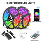 RGB Led Light 5 Meter Waterproof Phone App Bluetooth + Remote Controller