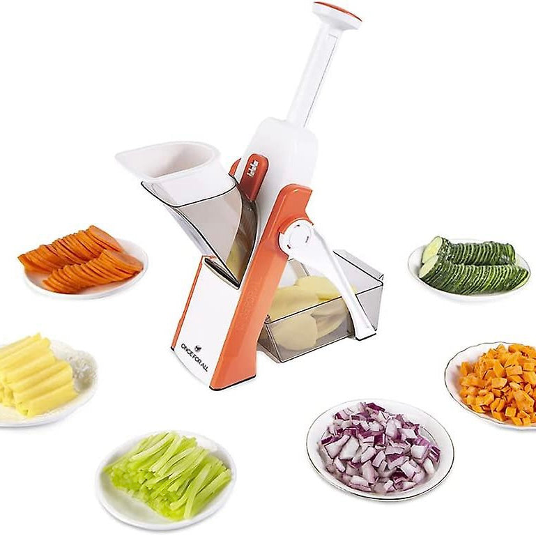 5 In 1 Multi Purpose Vegetable Chopper Slicer Adjustable Vegetable Cutter Safe For Kitchen