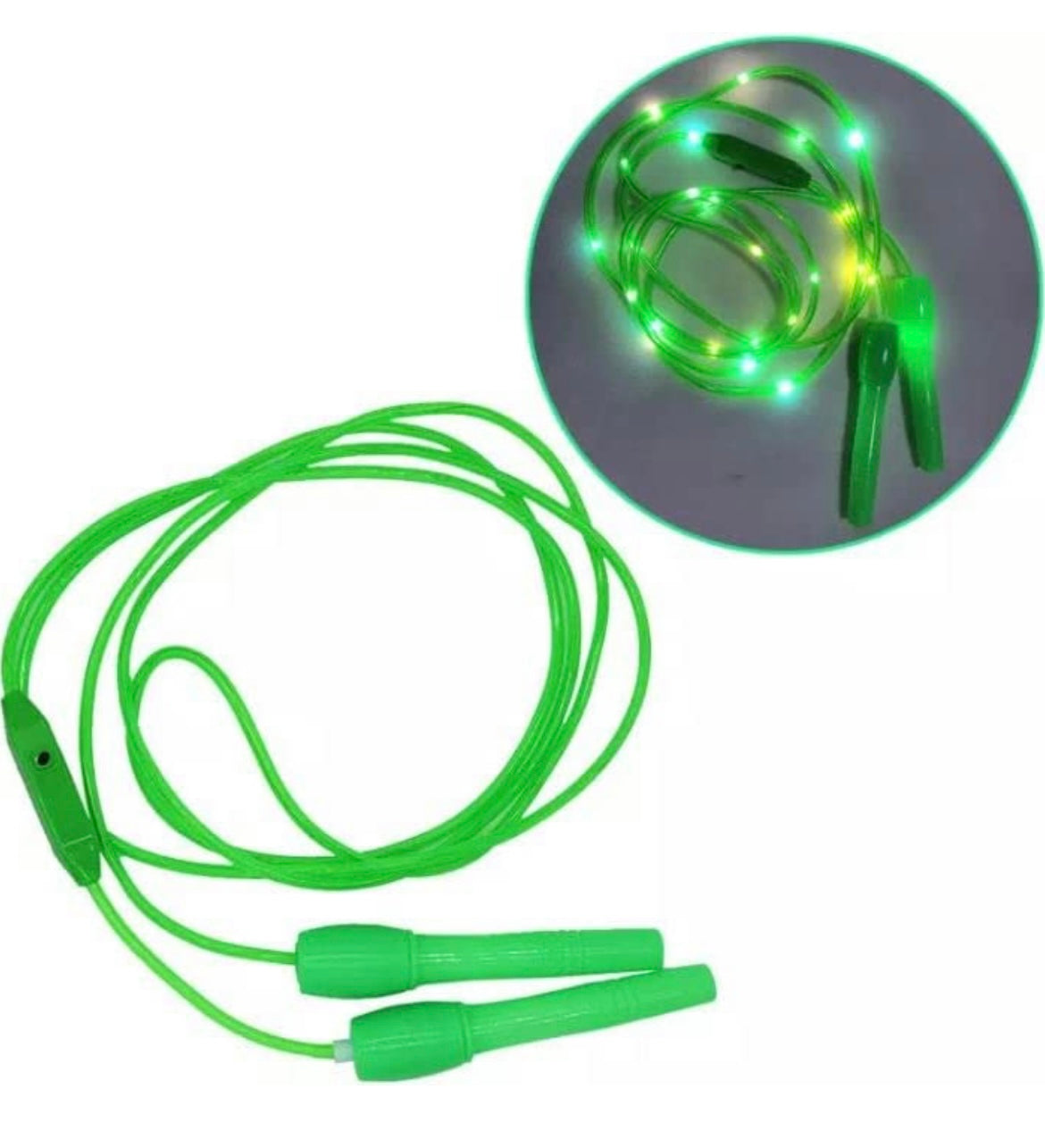 Jumprope Led Lights Exercise Toy For Boys And Girls Indoor Outdoor Jump Rope 110 Inches