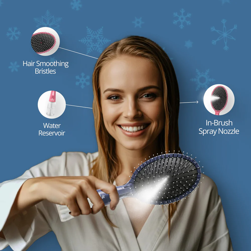2-in-1 Spray Hair Brush