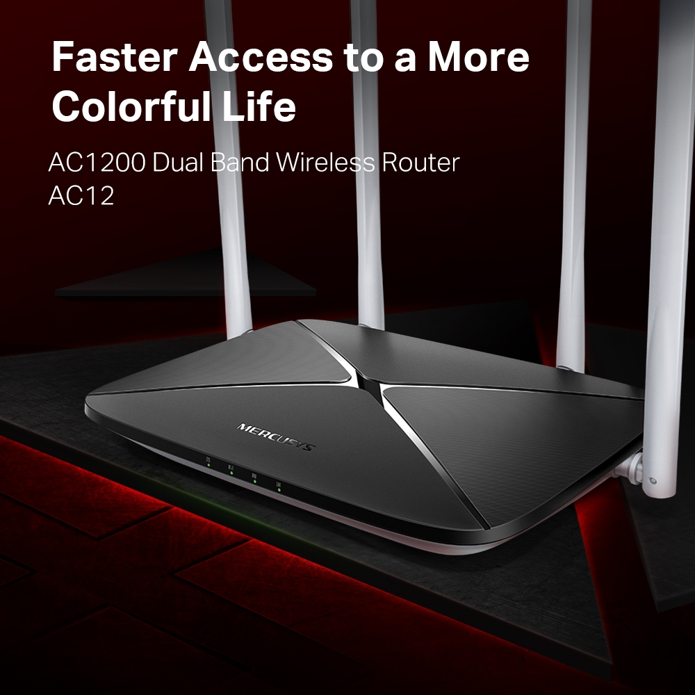 Mercusys AC12 Wireless Dual Band Router | AC120
