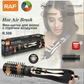 RAF R598 rotary brush, 1000W, removable brush, cold air jet, 2 temperature settings, black-gold
