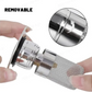 Universal Bathroom Sink Drain Stopper Double layer filtration