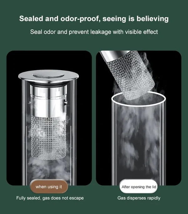 Universal Bathroom Sink Drain Stopper Double layer filtration