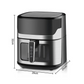Raf Air Fryer Digital Black 1600 Wat 8 3 Liter Model R 5373