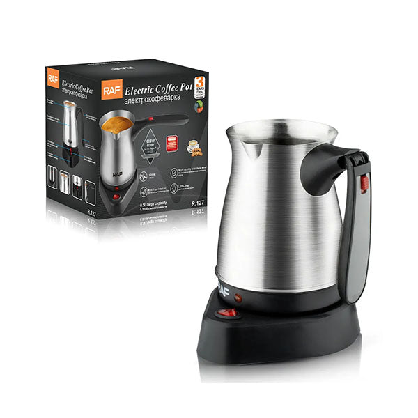Raf Coffee Pot Stainless Steel Electric Coffee Maker Kettle 500Ml