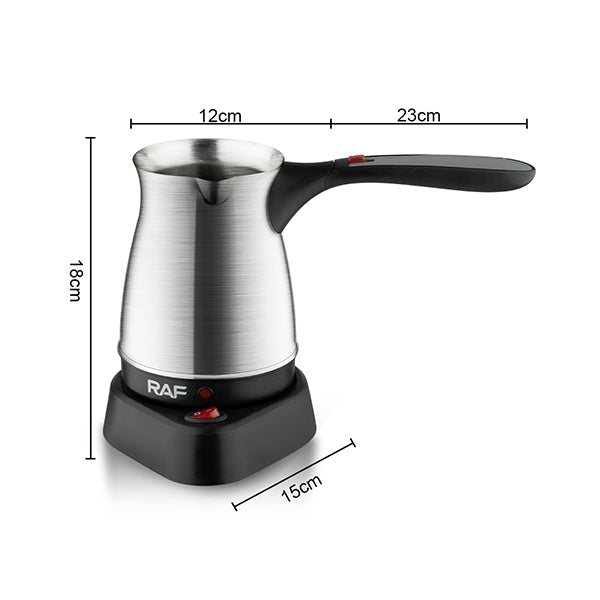 Raf Coffee Pot Stainless Steel Electric Coffee Maker Kettle 500Ml