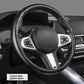 Car carbon fiber steering wheel cover non slip