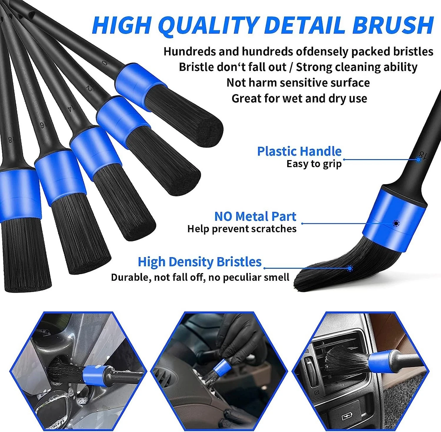 25PCS Professional Car Cleaning Kit – Interior & Exterior Cleaning Set