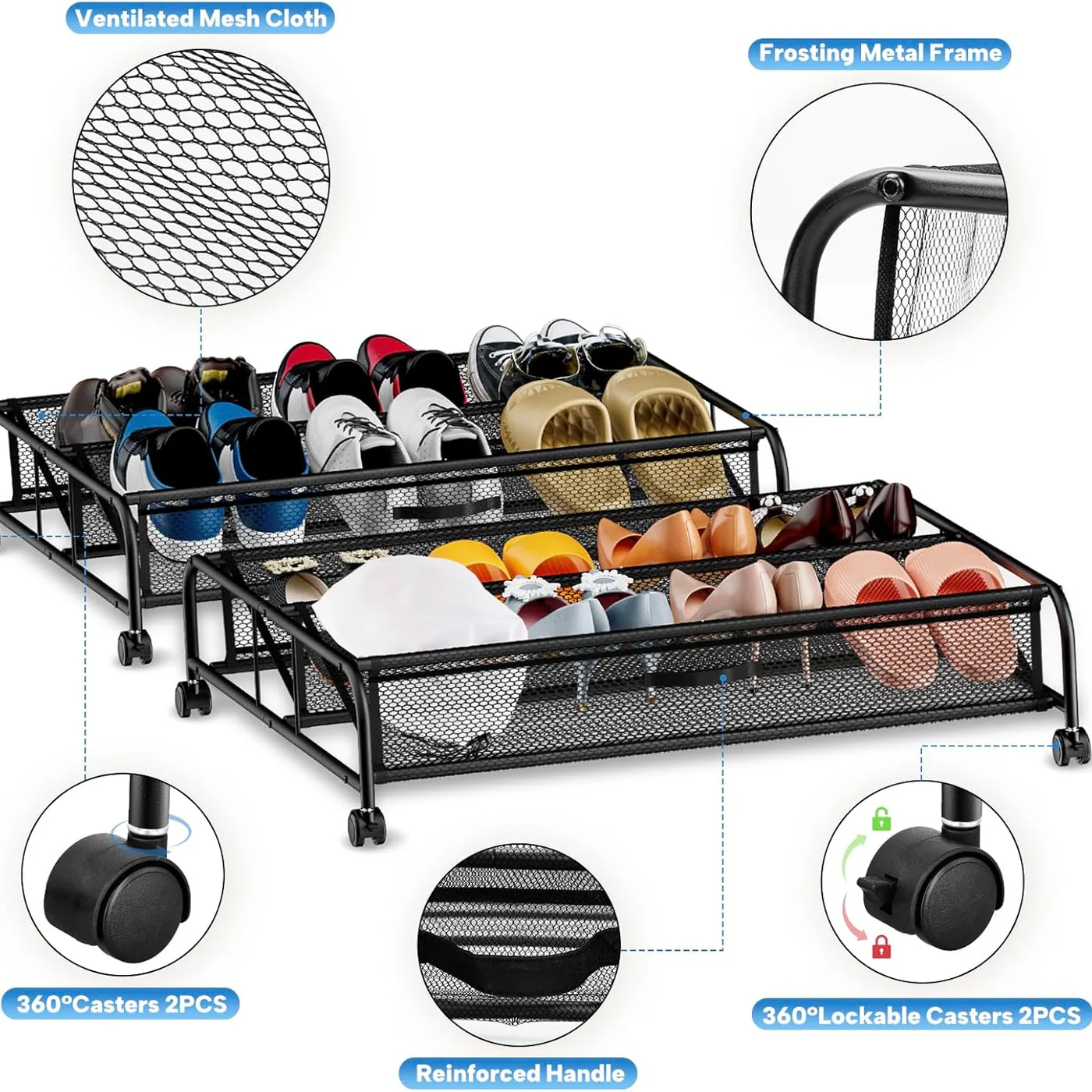 Under Bed Shoe Storage